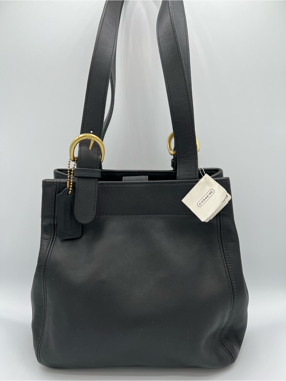 NWT Coach Vintage Soho Buckle Black leather purse 4157 Shoulder Bag 1997